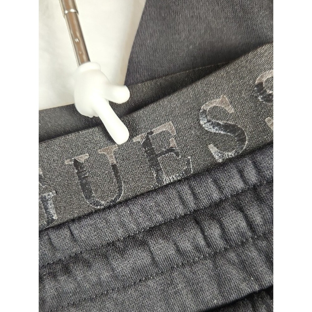 GUESS Black Logo Sweat Joggers with Branded Waistband Size Large - Picture 6 of 8